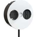 Bachmann Twist - Inbouw stopcontact - 1x 230V + USB charger - matt wit - 2 meter aansluitsnoer