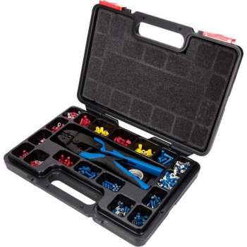 Quparts Professioneel 552-delig kabelschoentjes assortiment  met gereedschap