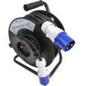 Pro Plus Kabelhaspel 25m CEE - haspels/stekkerdozen - zwart