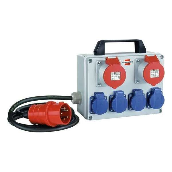 Brennenstuhl BKV 2/4 T IP44 6AC-uitgang(en) Zwart, Blauw, Grijs, Rood energiedistributie Brennenstuhl BKV 2/4 T IP44 6AC-uitgang(en) Zwart, Blauw, Grijs, Rood energiedistributie