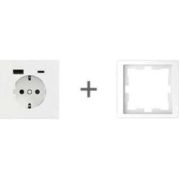 USB-Stopcontact A+C Compleet - Lotuswit - Merten D-Life - Schneider Electric - MTN2367-6535_TO