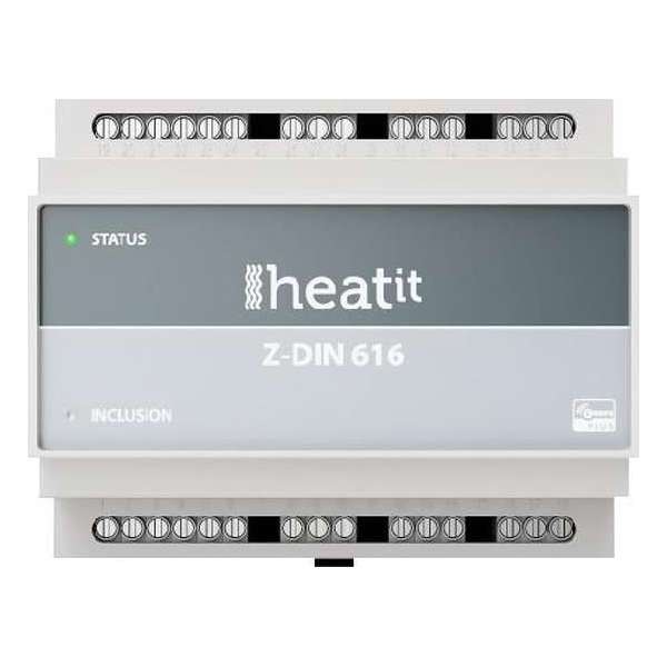 Heat It Schakelaar Z-Wave Plus met 6 aparte relais Heat It Schakelaar Z-Wave Plus met 6 aparte relais