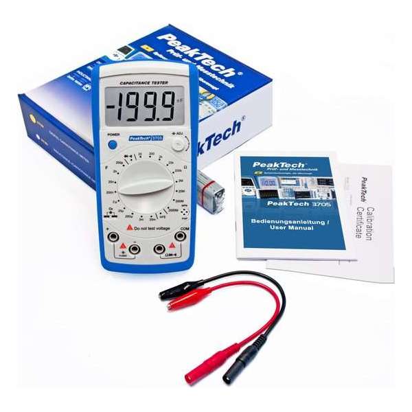PeakTech 3705 Digitale capaciteitstester PeakTech 3705 Digitale capaciteitstester