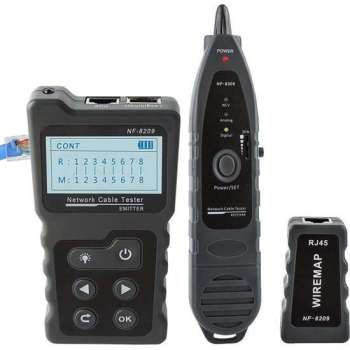 Premic® Netwerk Kabel Tester - Utp Tester - Kabel Tester - Netwerk Set - Cat 5 - Cat 6 - 600m