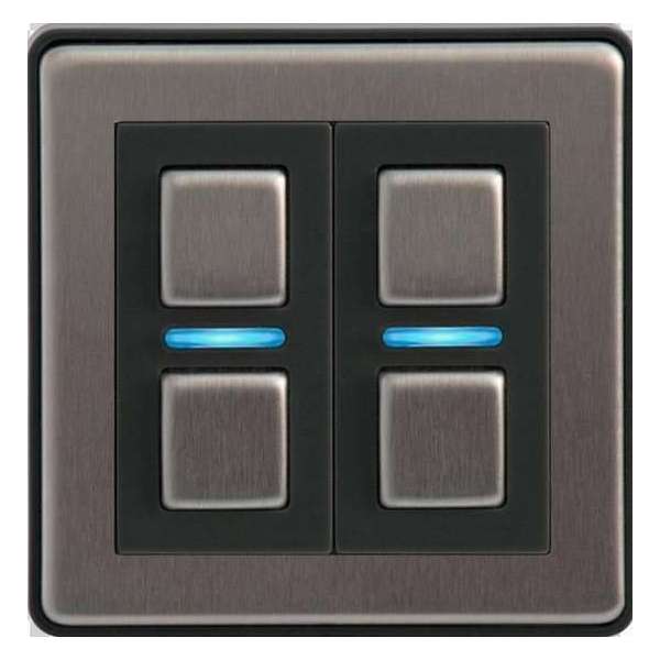 Lightwave L22EU dimmer Ingebouwd Roestvrijstaal Lightwave L22EU dimmer Ingebouwd Roestvrijstaal