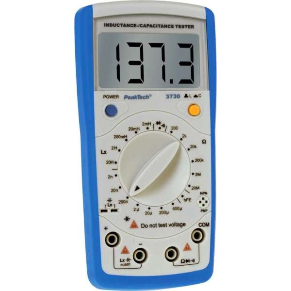 PeakTech 3730 Inductantie- / capaciteitstester PeakTech 3730 Inductantie- / capaciteitstester