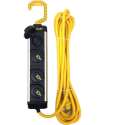Stanley Stekkerdoos Hook 4-voudig 5 Meter Aluminium Zwart