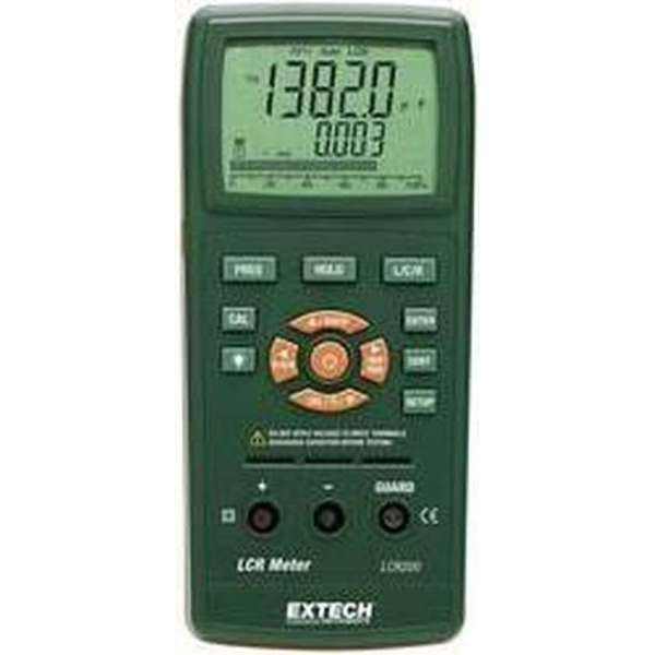 Extech LCR200 LCR-meter Digitaal CAT I Weergave (counts): 20000
