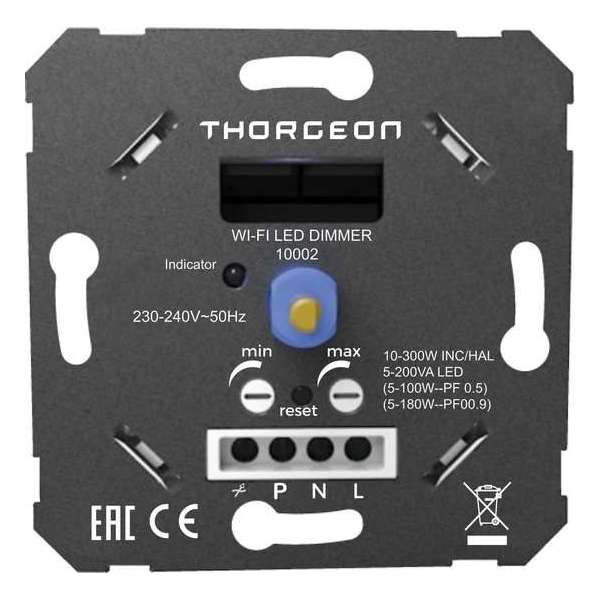 Thorgeon - Smart Wi-fi LED Dimmer - 220-240 V - Smartphone bediening Thorgeon - Smart Wi-fi LED Dimmer - 220-240 V - Smartphone bediening
