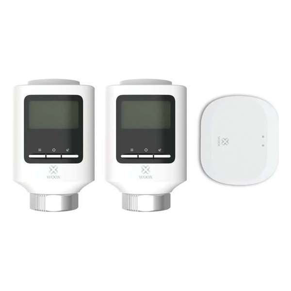 Woox WOOX Zigbee Heizthermostat inkl. Gateway + 2 Heizregler Woox WOOX Zigbee Heizthermostat inkl. Gateway + 2 Heizregler