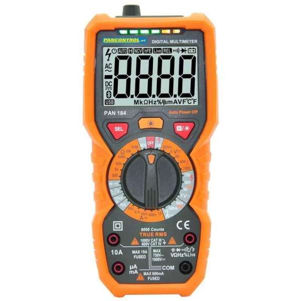 Pancontrol Digitale multimeter 1000V True RMS Pancontrol Digitale multimeter 1000V True RMS