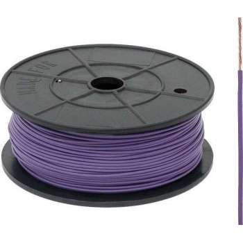FLRY -B kabel - 1x 0,75mm - Paars - Rol 100 meter