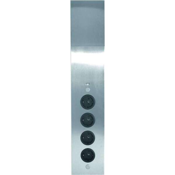 Thebo energie-hoekzuil 4ST stopcontact - Met USB lader Thebo energie-hoekzuil 4ST stopcontact - Met USB lader