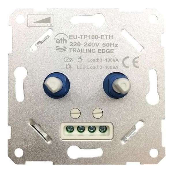 ETH Duo dimmer LED 2x 5-100W LED ETH Duo dimmer LED 2x 5-100W LED