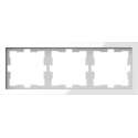 Afdekraam D-Life 3V - Glas Wit - Systeem Design - Schneider Electric - MTN4030-6520