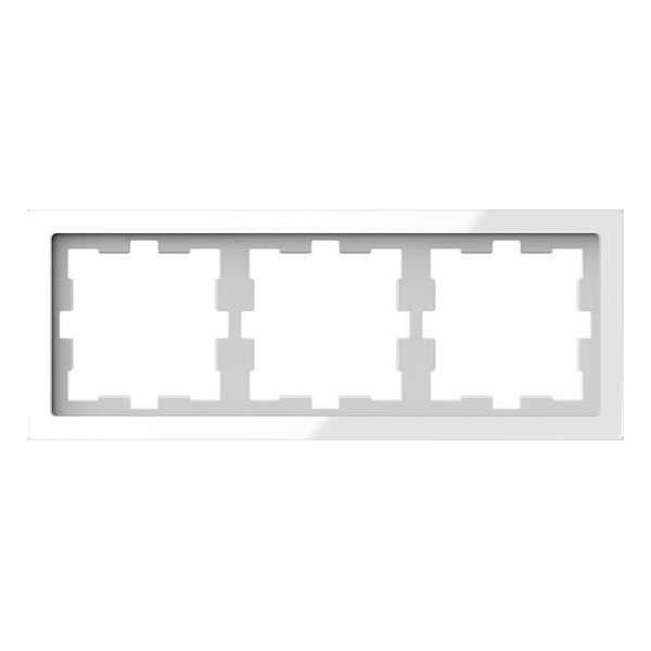 Afdekraam D-Life 3V - Glas Wit - Systeem Design - Schneider Electric - MTN4030-6520 Afdekraam D-Life 3V - Glas Wit - Systeem Design - Schneider Electric - MTN4030-6520