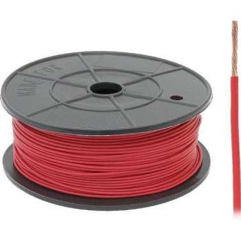 FLRY -B kabel - 1x 0,75mm - Rood - Rol 100 meter