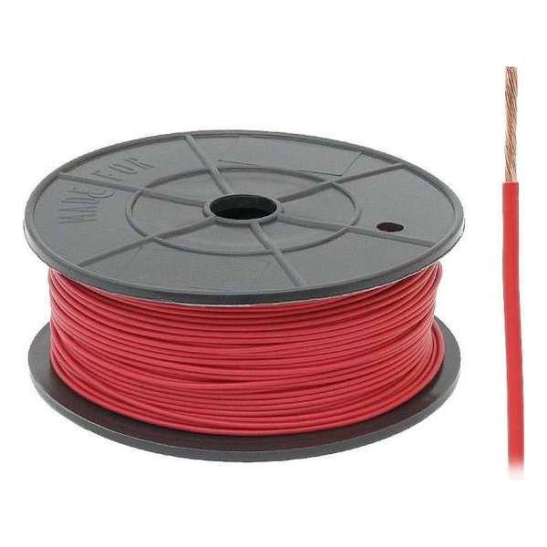 FLRY -B kabel - 1x 0,75mm - Rood - Rol 100 meter