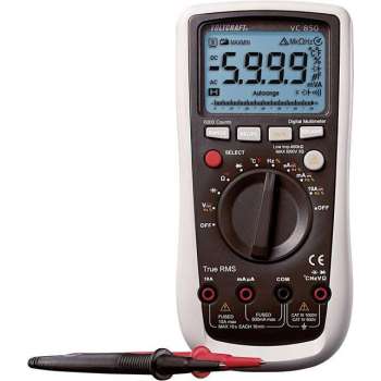 VOLTCRAFT VC850 Multimeter Kalibratie (ISO) Digitaal CAT III 1000 V, CAT IV 600 V Weergave (counts): 6000