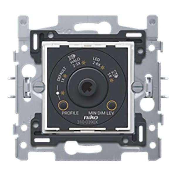 Niko Sokkel Draaiknopdimmer Universeel 2-draads 300w Niko Sokkel Draaiknopdimmer Universeel 2-draads 300w