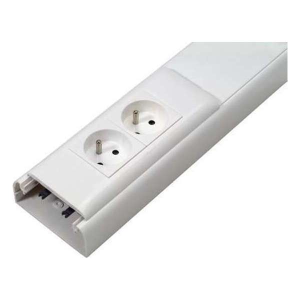 Legrand DLP kabelbaan 35x80 mm 2m + eindstukken wit Legrand DLP kabelbaan 35x80 mm 2m + eindstukken wit