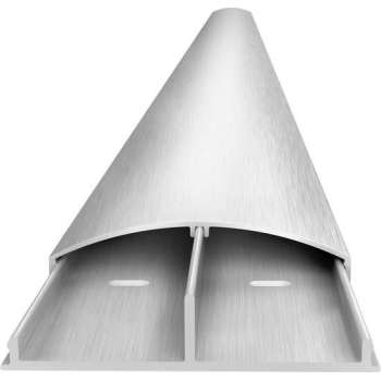 Multibrackets Premium super slim geborsteld aluminium kabelgoot - 110 x 7,5 cm / zilver