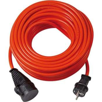 Verlengkabel - 25 Meter - Rood -  3x1,5mm -  Aarding