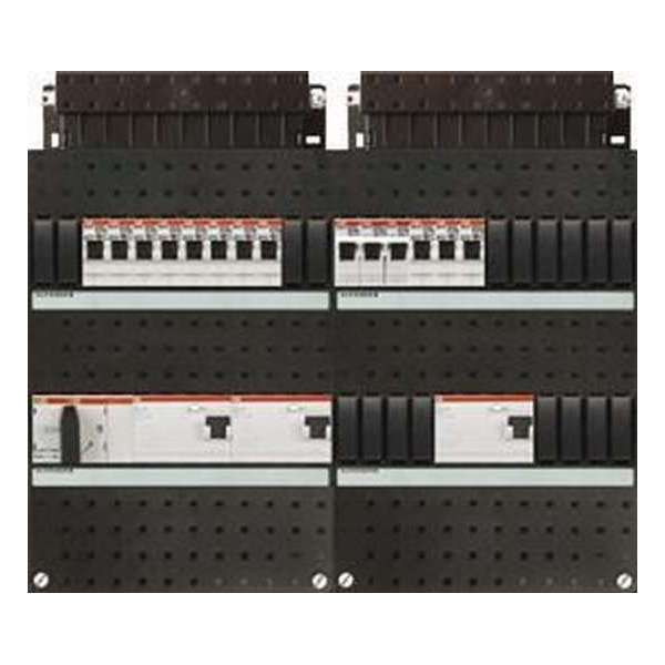 ABB groepenkast HAD343433-444K+H44 3-fase groepenkast met 11 groepen 3 aardlekschakelaars ABB groepenkast HAD343433-444K+H44 3-fase groepenkast met 11 groepen 3 aardlekschakelaars