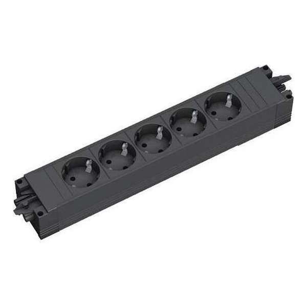 Schaffenburg Stekkerblok model Bachmann, step, 5x 230V, type Wieland SKTK-5V Schaffenburg Stekkerblok model Bachmann, step, 5x 230V, type Wieland SKTK-5V