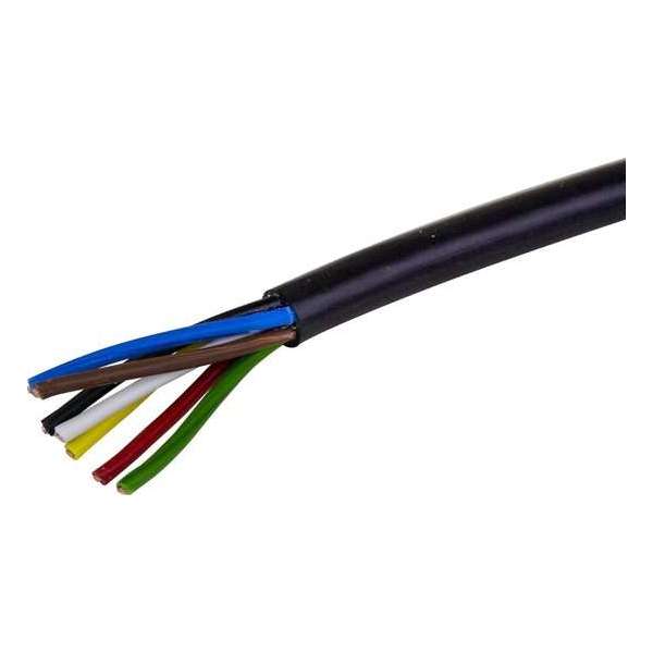 Elektrokabel 7x0,75mm², Rol 100 meter Elektrokabel 7x0,75mm², Rol 100 meter