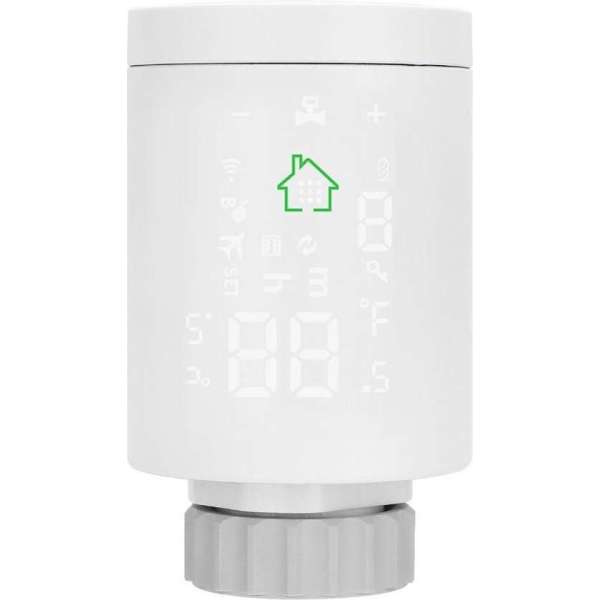 Dakta® Slimme radiatorknop | Werkt met Alexa | Draadloos | Aansturen via app | Thermostaat | Smart knop Dakta® Slimme radiatorknop | Werkt met Alexa | Draadloos | Aansturen via app | Thermostaat | Smart knop