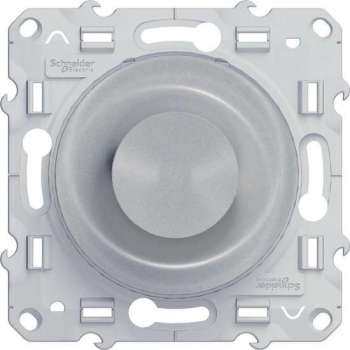 Universele Led-draaidimmer - Aluminium - Odace - Schneider Electric - S530512