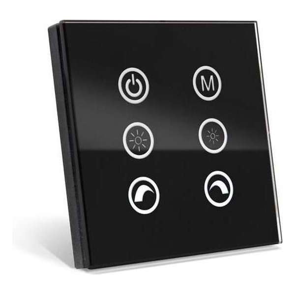 LED wandbediening Touch Panel RGB Multifunctioneel - Zwart LEDC12 LED wandbediening Touch Panel RGB Multifunctioneel - Zwart LEDC12