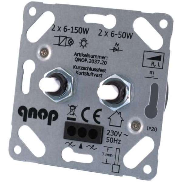 Qnop duo draaidimmer Qnop duo draaidimmer