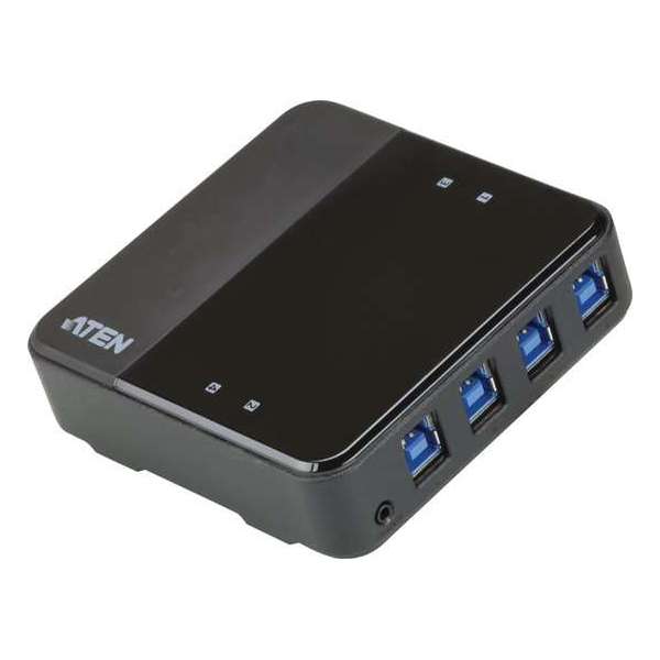 4-Poorts USB Schakelaar Zwart 4-Poorts USB Schakelaar Zwart