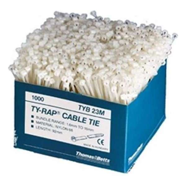 ABB TYB23M TYB23M Kabelbinder 92 mm 2.40 mm Natuur Met metalen tong 1000 stuk(s) ABB TYB23M TYB23M Kabelbinder 92 mm 2.40 mm Natuur Met metalen tong 1000 stuk(s)