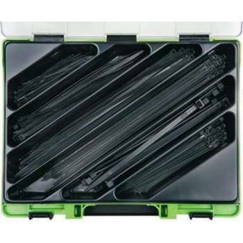 Reca Viso-Koffer kabelbandjes2,5-7,5mm zwart