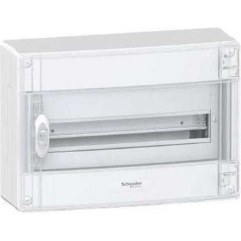 BOXPLUS kast 18 modules 1R doorzichtige deur opbouw