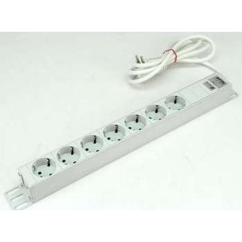 Rittal Steckdosenleiste 48,3cm 7fach ohne Schalter 230V/16A