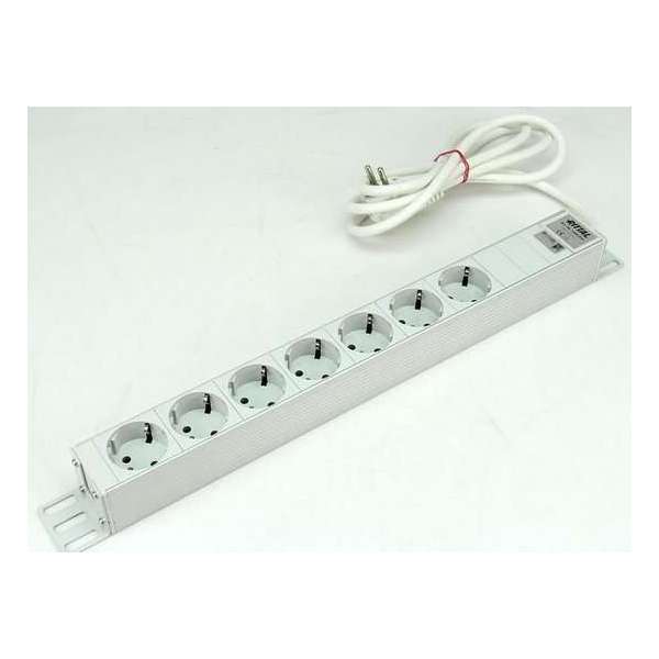 Rittal Steckdosenleiste 48,3cm 7fach ohne Schalter 230V/16A Rittal Steckdosenleiste 48,3cm 7fach ohne Schalter 230V/16A