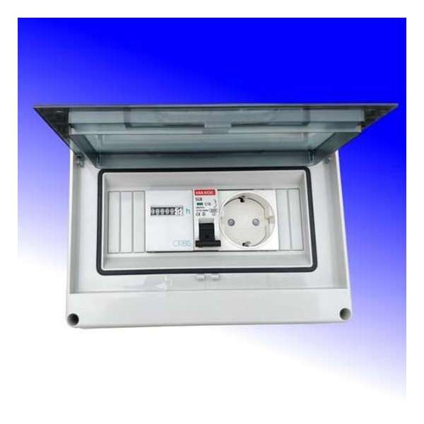 Kwh meter in DIN kast Kwh meter in DIN kast