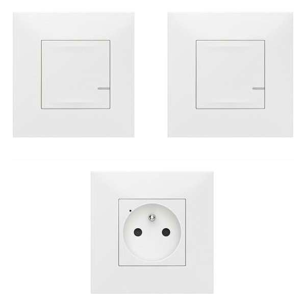 Legrand Valena NWN - Uitbreidingskit Schakelaar + stopcontact Wit Legrand Valena NWN - Uitbreidingskit Schakelaar + stopcontact Wit