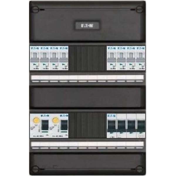 Eaton groepenkast 3 fase met 8 groepen en afmetingen 330x220 mm Eaton groepenkast 3 fase met 8 groepen en afmetingen 330x220 mm