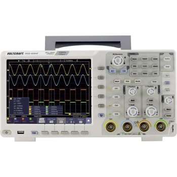 Voltcraft Dso-6104F Digitale Oscilloscoop 100 Mhz 4-Kanaals 1 Gsa/S 40000 Kpts 8 Bit Digitaal Geheugen (Dso) Functiegenerator
