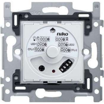 Niko universele draaidimmer 5-325W (ook LED tot 200W), 3-draads - 310-01901