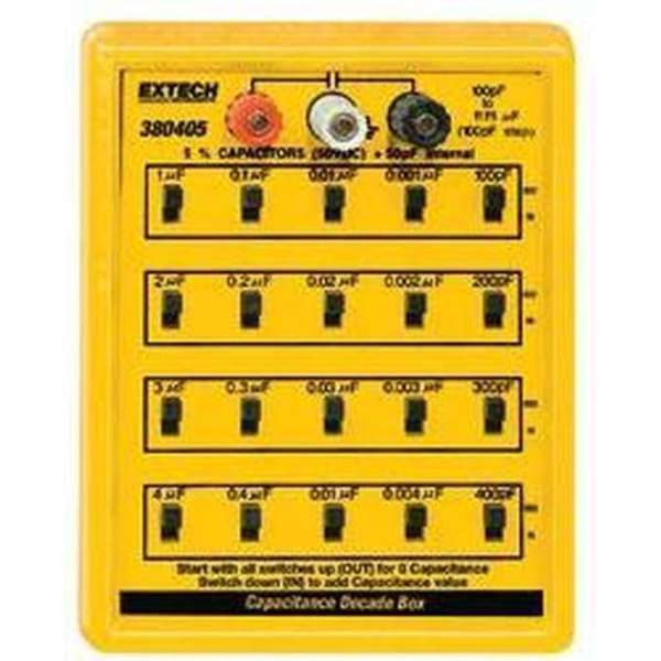 EXTECH 380405: Capacitance Decade Box EXTECH 380405: Capacitance Decade Box
