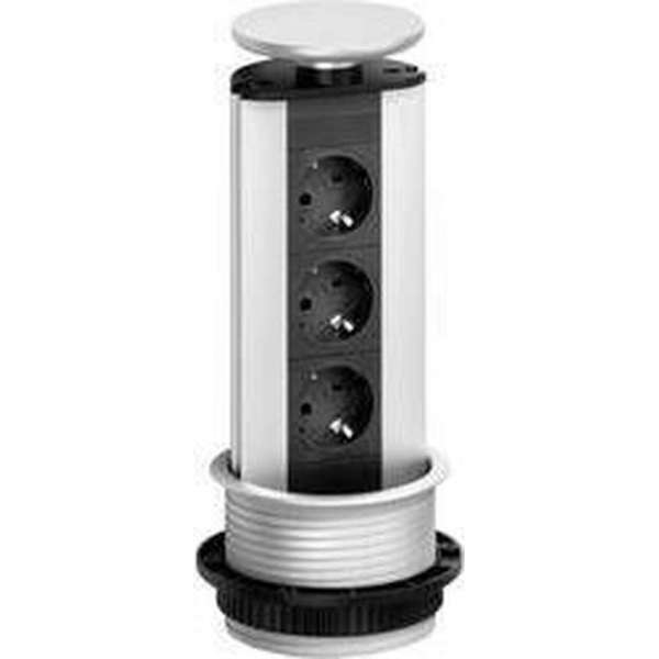 EVOline 93100001 Stekkerdoostoren 3-voudig Zwart, Zilver Randaarde stekker 1 stuk(s) EVOline 93100001 Stekkerdoostoren 3-voudig Zwart, Zilver Randaarde stekker 1 stuk(s)