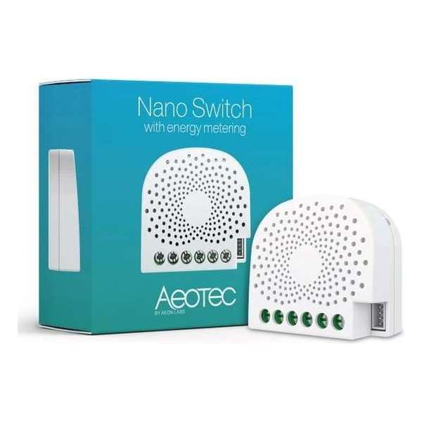 Aeotec Schakelaar Z-Wave Nano Switch Inbouw Aeotec Schakelaar Z-Wave Nano Switch Inbouw