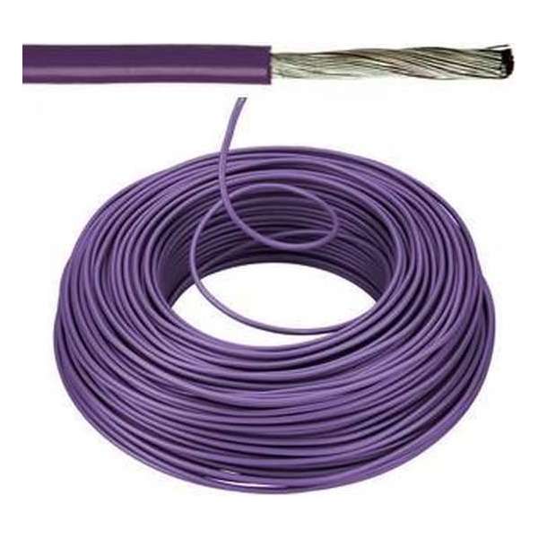 VOBst- Eca montagedraad - 2,5 mm² - Paars - H07V-K VZT ( R100 ) VOBst- Eca montagedraad - 2,5 mm² - Paars - H07V-K VZT ( R100 )