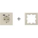 USB-Stopcontact A+C Compleet - Sahara - Merten D-Life - Schneider Electric - MTN2367-6533_TO